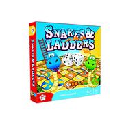 Kids Play,Juego de serpiente y escaleras de actividad,Idea de juegos de mesa familiares tradicionales para niños,Alternativa de juego de cartas clásico,Juegos divertidos para todos,Más de 3 años
