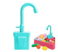 Kids Play Kitchen Sink Faucet Toy Electric Pretend Dishwashing