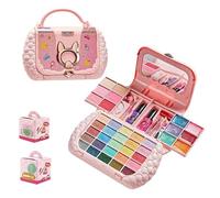 Kids Play Makeup - Juego de maquillaje para niños, juguete de princesa, juego de maquillaje real lavable, juegos de maquillaje con espejos para niñas