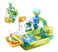 Kids Play Sink with Running Water - ABS 52x29x37cm Electric Circulating Water Toy Set 1500g Interactive Fishing Washing Dish Slide Ẃater For Early Learning Bath