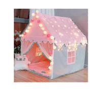 Kids Play Tent, Playhouse, Kids Big Play Castle Fairy Tent Cotton Tent with Led Snow Lights Gifts for Girls And Boys(,) (dp)