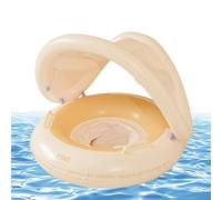 Kids Pool Float with UPF 50+ Sun Canopy - Inflatable Water Raft Toy, Removable UV Protection Sunshade, Smooth-Seam Safety Seat, Summer Outdoor Pool Lounge | For &