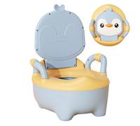 Kids Potty Training WC, sin límite Pingüino Toddler cómoda, portátil Baby Urinal Seat with Backrest, Travel Trainer for Bathroom, Outdoor, Daycare, Preschool, 1 Pieza