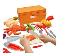 Kids Pretend Play Kitchen Accessories Set, 26.5x12cm Realistic Educational Toy Play Food Set For Kids Home Birthday Daycare Activity Party Girls Boys Aged 3 To 5 Learning Role Plays Fun Use