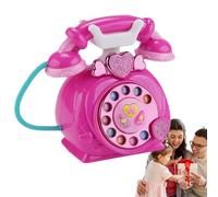 Kids Pretend Toy Telephone Pretend Play Landline Corded Phone Electronic Intercom Toy for Use | Durable ABS Design System, Realistic Sound Music Structure Feature, Interactive Role Play