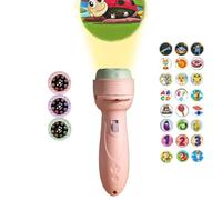 Kids Projector Toy - Learning Torch, 24 Pattern Slide, Educational Image Flashlight, Handheld Mini Cinema | Nursery Night Light, Ceiling Projection For Home Room Boys Girls
