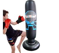Kids Punching Bag, Inflatable Boxing Toy, 21.65x64.96 Inch Stable Stand Fitness & Puncture Resistant Design, Sturdy Punch Bags for Children, Active Play Equipment to Boys and Girls