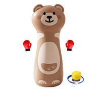 Kids Punching Bag - Inflatable Boxing Training Toy, Heavy Duty PVC Practice Set| freestnding Karate For Girls Teens Children Daughter Son Active Play Fitness Balance Strength Development