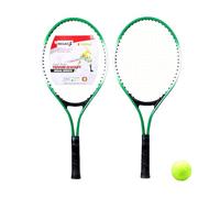 Kids - Raqueta de tenis ligera con cubierta | Easy Grip Junior Set | Equipo de tenis para principiantes para niñas, regalo para entrenamiento al aire libre al aire libre, entrenamiento deportivo
