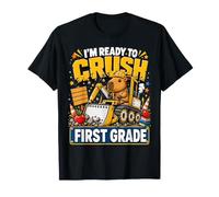 Kids Ready To Crush 1st Grade Capybara Truck Back To School Camiseta