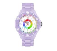 Kids Reloj de Aprendizaje Infantil Niño Niña,Relojes para Niña, Analógico Reloj de Pulsera Aprendiendo Relojes,Time Teacher para Niñas, Movida de Cuarzo,Impermeable 3ATM
