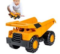 Kids Ride On Digger - ABS 20,5 x 17 x 10 cm Construcción Vehicle Size | Inertia Driving Excavator Toy Truck | Big Construction Digger Vehicle Toy Playset For Children Learning Coordination In Indoor