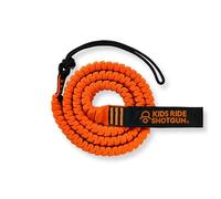 Cuerda de remolque de bicicleta para niños Shotgun Tow Rope en el sillín ( orange )