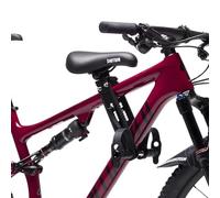 Kids Ride Shotgun - Sillín Delantero niños 2-5 años, Ajustable, Compatible con la mayoría de Bicicletas MTB Modernas para Adultos