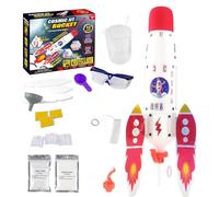 Kids Rocket, Space Rocket Educational Toys, Stem Science Kit, ABS Material, Interactive Preschool Learning Activities, Boys Girls Fine Motor Skills Development, Explore and Discover Fun