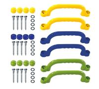Kids Safety Hand Grips - 2 Pieces Tree House Climbing Bars, Reinforced Weatherproof Playground Handles, Reusable Outdoor Activity Grips, Backyard Playset Handholds | For Climbing Backyard School