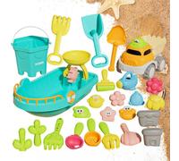 Kids Sand Toy Set - Beach Digging Kit PP 25pcs, Outdoor Water Play Tools Bundle | Creative Exploration Pack, Summer Activity Equipment , Pool Swimming Diving Vacation Family Entertainment for Children