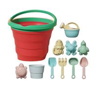Kids Sand Toys - Building Set for Outdoor Play | Creative Sand Building Experience with Bucket Shovel, Beach Castle Kit, Rake Molds Portable Beach Pool Travel Playset for Kids Ages 3 Plus