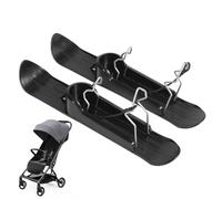 Kids Scooter Snow Sledge | 20.87In Portable Training Snow Sled Board Safe Bike Attachment PP Iron-Plated Aluminio Ski Accessory | Snowfields Resorts Monopatín Outdoor Bikes