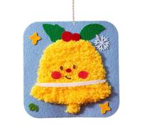 Kids Sewing Kit - Easy Christmas Embroidery Craft for Girls/Boys | Beginner Friendly Do It Yourself Threading Set with Holiday Designs for Ages 4 to 12, Birthdays, Crafts, Learning, Fun Activities
