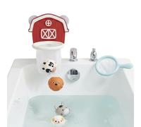 Kids Shower Bath Toy | Suction Cup Basketball Hoop, Interactive Fun Pool Game With 6 Animal Balls,Shower Basketball Hoop Toys With Suction Cups | For Kids Boys Girls Traveling Pool Beach Bathroom Home