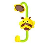 Kids Shower Head | Rotatable Bee Shape Suction Cup Battery Powered | Cute Bathtub Shower Toys - Kids Aged 3+ Bathing Playing, Home Wash Basin Glass Door