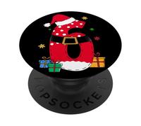 Kids Six Seven Christmas Pajamas 67 Meme Xmas PJs PopSockets PopGrip Adhesivo