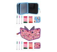 Kids Sketchs Book - Reusable - Cinta de dibujo portátil, diseño de Doodle creativo, Wipe Clean Art Practice Board, Travel Activity Sketchbook, Learning Illustration Stationery Set | Creative Drawing