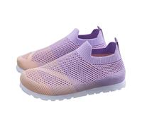 Kids Slip on Trainers Boys Girls Mesh Wide Fit School Shoes Sports Soft Soled Air Cushion PE Running Walking Sneakers Teen Girl Boy Football Golf Tennis Footwear