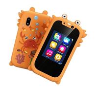 Kids Smart Phone, Toddler Learning Toy, 0.78in Educational Cell Phone, Multicolor Built-In Camera Feature, Authentic Music Player Function for Boys and Girls Learnings