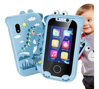 Kids Smart Phone, Toddler Learning Toy, 0.78in Educational Cell Phone, Multicolor Built-In Camera Feature, Authentic Music Player Function for Boys and Girls Learnings