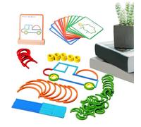 Kids Smart Sticks - Varillas de construcción educativas, juguete de aprendizaje STEM | Juego de construcción creativo para niños pequeños, niños, niñas, preescolar, aula, juegos en casa, desarrollo ce