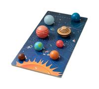 Kids Solar System Puzzle | Wooden Space Learning Toy | For Homeschool