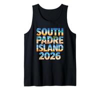 Kids South Padre Island 2026 Vacaciones City Trip BFF Mamá Camiseta sin Mangas