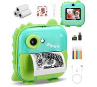 Kids Speed Camera, 2.4-Inch 1080p Kids Camera, Kids Digital Camera with 32 GB Memory Card and Printing Paper es un Gran Regalo para niños de 3 a 14 años.
