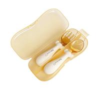 Kids Spoon - Flexible Silicone Gum Protection Utensils for Feeding | Soft Training Scoop, Self Eating Tool, BPA Free Kitchen Accessory for Boys Girls Home Family