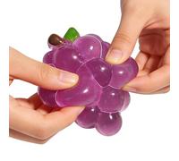 Kids Squeeze Toy, Calming Pocket Fidget, Soft Grape with Realistic Texture, Stress Aid for Students Adults, Sensory Accessories, Fidget Toy for Girls Boys Children Classroom Car Rides Commuting Travel