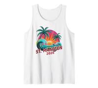 Kids ST Maarten 2026, Viaje de Vacaciones para niñas, Viaje, Primo Que Coincide con Camiseta sin Mangas