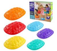 Kids Stepping Stones | Colorful Turtle Shell Coordination 6 Pieces | Balance Stepping Stones | for Physical Activity Concentration Exercise, Educators Parents Teachers