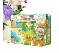 Kids Sticker Book - Reusable Portable Toy, Funny Educational Learnings