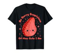 Kids Strawberry Be Berry Suspicious of How Cute I Am Camiseta