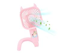 Kids Strollers Fan - Foldable Flexible Silicone Cooling, Fans Rechargeable Octopus, Air-Circulator Battery-Powered | Bendable Tripod Ventilator Desk Table Handheld Portable Personal Bladeless