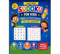 Kids Sudoku Book: 4x4 and 6x6 Puzzles for Beginners: Picture Sudoku for Kids: 4x4 & 6x6 Workbook