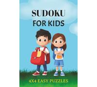 KIDS Sudoku Puzzle Book: Help Calm the Mind, Relax, and Focus | 6x9 inches, 110 pages | 50+ Pages | Solution Included
