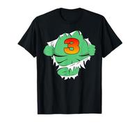 Kids Superhero Birthday Gift For 3 Year Old Kids Camiseta