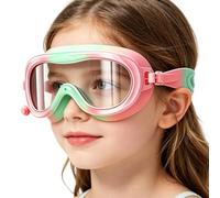 Kids Swim Goggles - Anti-Fog Wide View Water Pool Eyewear With Earplugs