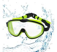 Kids Swim Goggles, Kids Swim Goggles With Nose Cover Snorkel Maskss, clearsview Dry Top Snorkel Set, Anti-Fog Unisex-Child Swiim Goggless, Diving Goggle's For Boys Girls, Snorkels Goggle's, Silicona