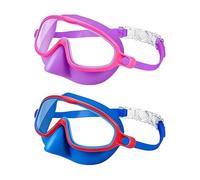 Kids Swimming Goggles - Anti Fog Lens, Wide View with Leakproof Seal, Soft Silicone Material, Panoramic Clarity Vision, Protective Eyewear for Outdoor Pool Beach Summer Diving