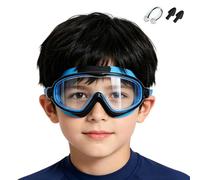 Kids Swimming Goggles Swimming Goggles Nose Vision S Clip Earplugs Anti-Fog