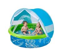 Kids Swimming Pool - Canopy de piscina inflable de 100 cm | PVC Non Slip Outdoor Water PlayPool Sun Shade Tent Portable Summer Backyard Beach Park Kids Activity BathPool